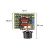 AC 220V 2000W SCR Regulator de tensiune Dimmering Dimmering Motor Speed ​​Controller Termostat Electronic Voltage Regulator Module