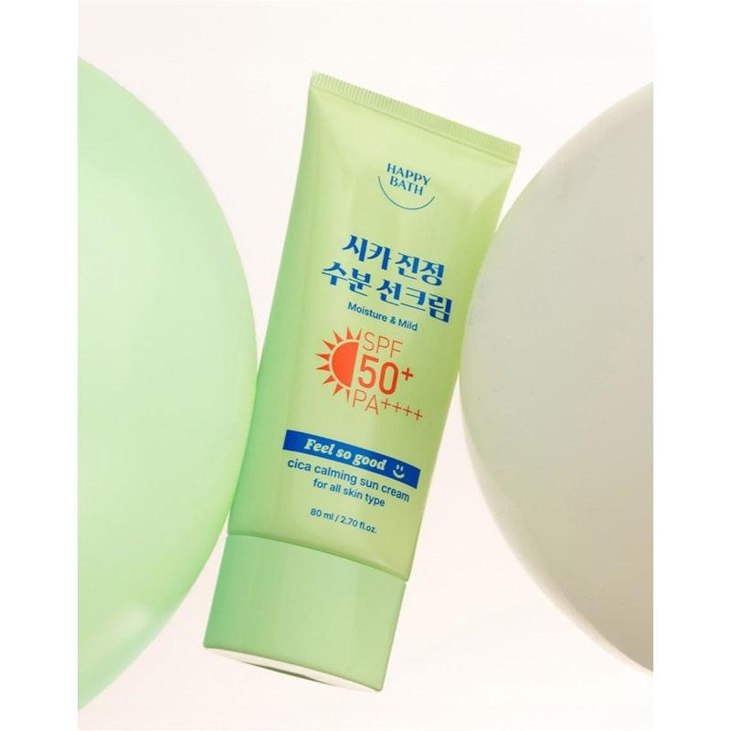 Happy Bath Feel So Good Cica Soothing Moisture Sunscreen 80ml x 1