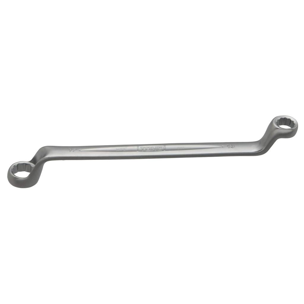 TONE Long Mechanic Double End Ring Wrench 75 Degree Offset M75-1317 Size 13 x 17 mm