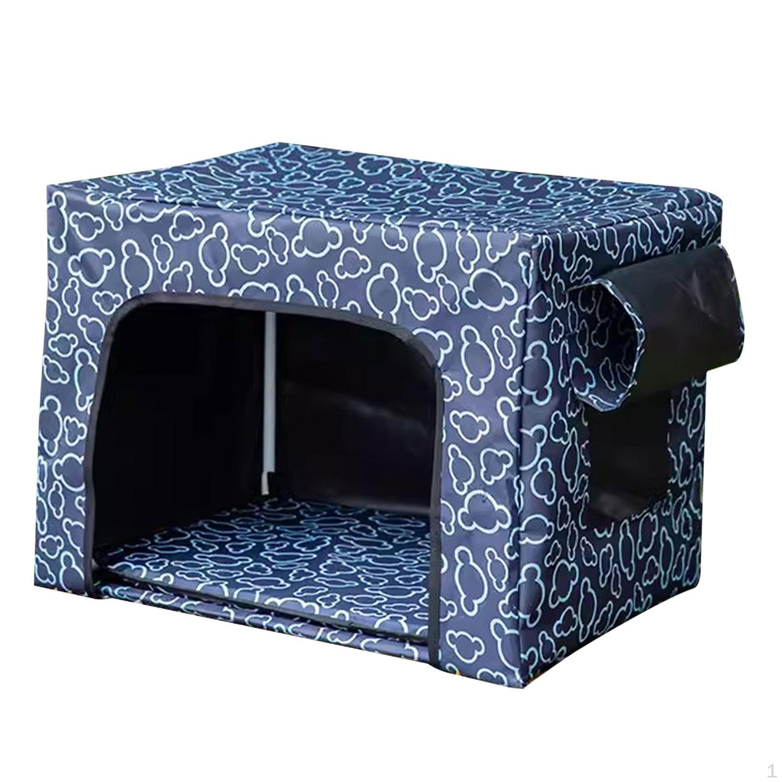 

Cozy Haven for Stray Cats: Weatherproof and Easy to Set Up, Providing Comfortable Shelter Style D