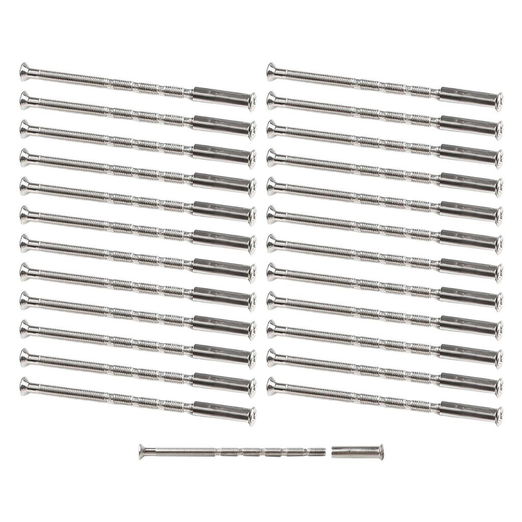 Nickel Plated For M3 Door Handle Screws Set of 25 for Long Lasting Use