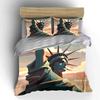 Statue of Liberty artwork. Bedding sets Duvet cover sets Duvet covers Pillowcases(1*Duvet Cover 2*Pillowcases without duvet insert)