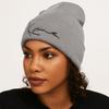 Woolen Letter Knit Hat Ear Protection Female Beanie Caps Ladies Casual Cap  for Woman/Men