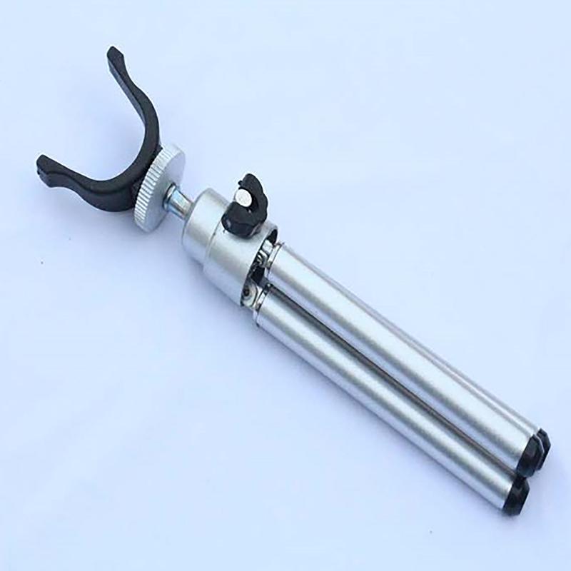 1pc Foldable Fishing Rod Bracket Rack Pole Stand Holder Adjustable Anti-slip Telescopic Tripod Winter Fishing Accessories