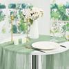 Table Runner Luxury Sheer For Wedding Arch Overlay Draping Decoration Birthday & Boho Party Table Decor Christmas Decoratio C8T0