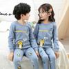 Teens Pajamas Long Sleeve 100% Cotton Pyjamas Big Kids Clothes Sets Children Boys Sleepwear Pajamas for Girls 6 8 10 12 14 Years