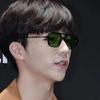 [FEISEDY] Men's Vintage Square Large 70s Flat Aviator Sunglasses, Popular with Men and Women, UV Cut Lenses, Stylish Metal Design B2752
