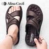Sandales d'été pour hommes à bout ouvert plates chaussures décontractées pour hommes sandales de marche d'extérieur pour hommes chaussures de plage sandalias hombre pantoufles pour hommes
