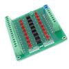 Optical Isolation Module Limit Switching Frequency 20KHZ 12V To 3.3V 8 Channel Optocoupler PLC Signal Converter Board