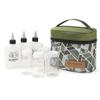 Seasoning Storage Bag Outdoor Spice Bottle Set Portable Folding Canvas Waterproof Capacity Camping Hiking Picnic BBQ Bag