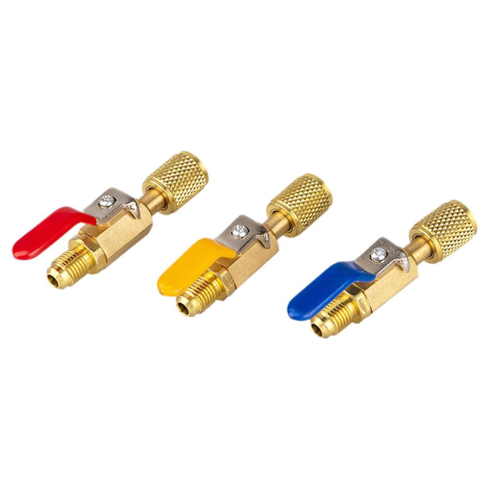 Car Refrigeration 1/4Inch Auto For A/C Charging Hoses HVAC 1/4" AC Refrigerant R410a Freon Car Repair Tools