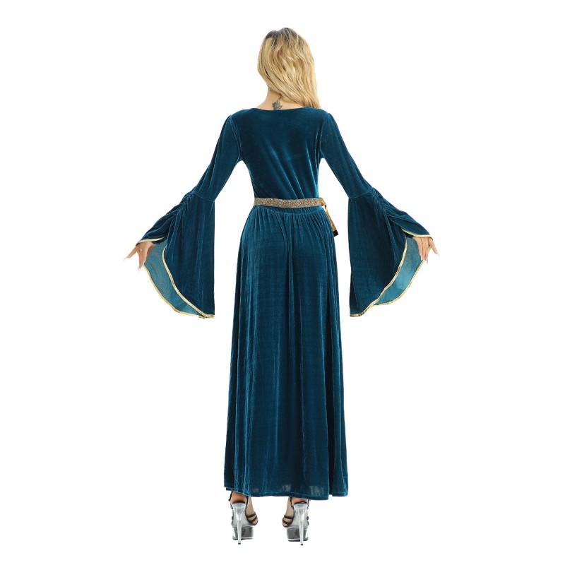 2026 Halloween Vintage Court Medieval Dress Renaissance Style Costume Women