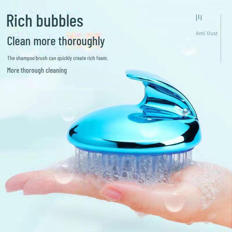 Electroplating Hair Massage Shampoo Brush - Airbag Comb & Scalp Massager