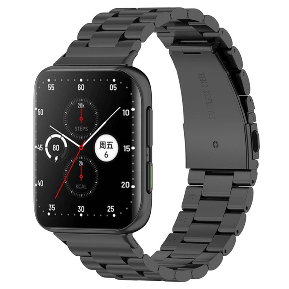Watch Band for Oppo Watch 2 42mm Titanium Alloy 3-Bead Wrist Strap