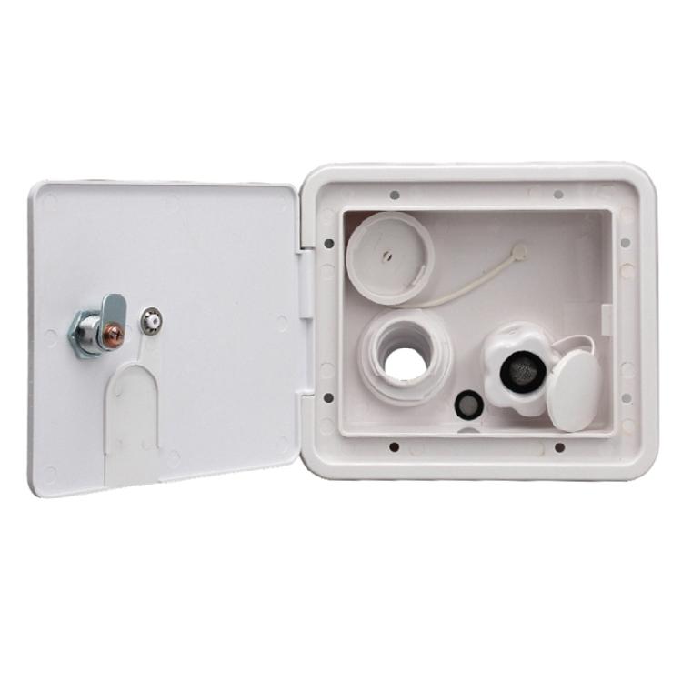 Tralier RV Lockable-Leakproof for Fresh Water-Inlet Gravity-Filling Port for Hat