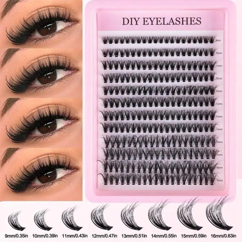 Enlarge Eyes False Eyelashes 30D 40D 50D 60D 80D Individual Lashes Daily Beauty Routine