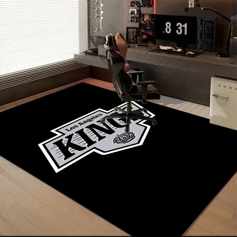 Los Angeles ice hockey Floor Mat for Living Room, Game Rooms, Office, Bedroom, Office Floor Mat Playful Design, Christmas fan gifts