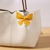 Double-Layer Wing Butterfly Leather Keychain 1Pcs Handcrafted Pendant Durable Keyring for Car Key Bag BFF Small Gift for Women