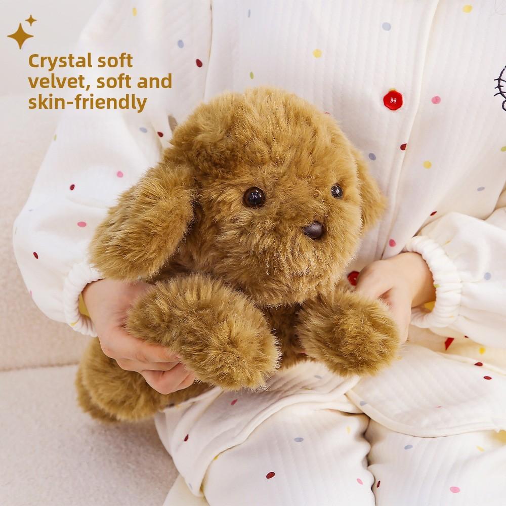 Plush Dog Stuffed Animal Toy With Polyester Fiber Filling For Kids And Collectors