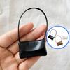 New 1PCS PU Leather Purse Accessories  For 15-17cm Doll Handbag Lady Leather Bag  Dollhouse Decoration Pretend Play Toy
