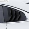 Rear Side Window Louver Shutter Air Vent Sun Shades Panel Cover Trim Carbon Fiber Accessories For Volkswagen Arteon 2018 - 2024