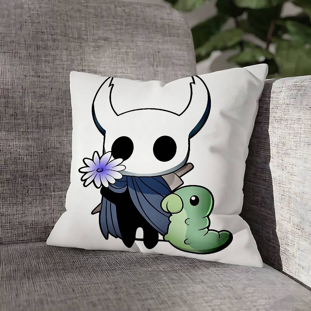 H-Hollow K-Knight Cute Icon Pillow Case For Sofa Decor Car Office Room Printing Cushion Cover Decorations and Protector