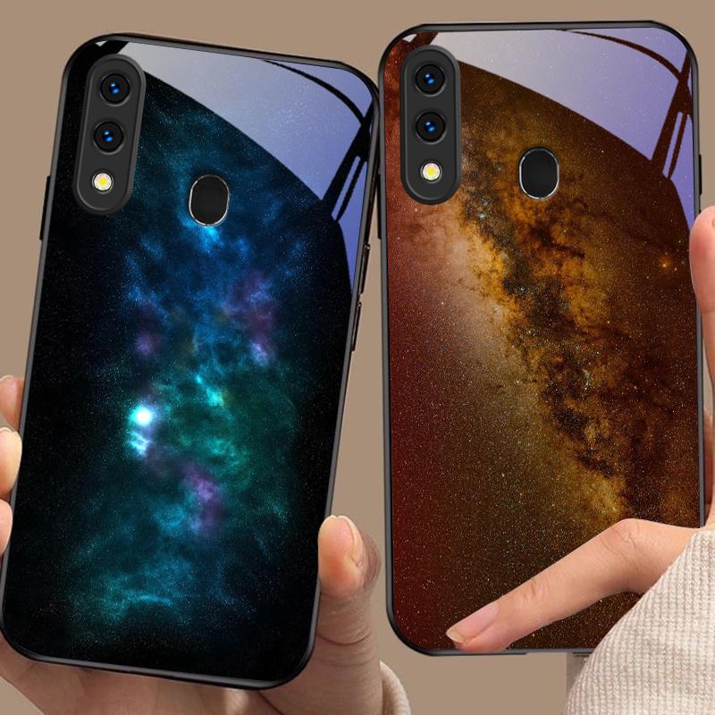Space Nebula Wallpaper For Samsung Galaxy A50 A52 A52s A53 A54 A55 A56 A51 A80 A70 A71 A35 A34 A30 A26 A25 A22 Glass Phone Case