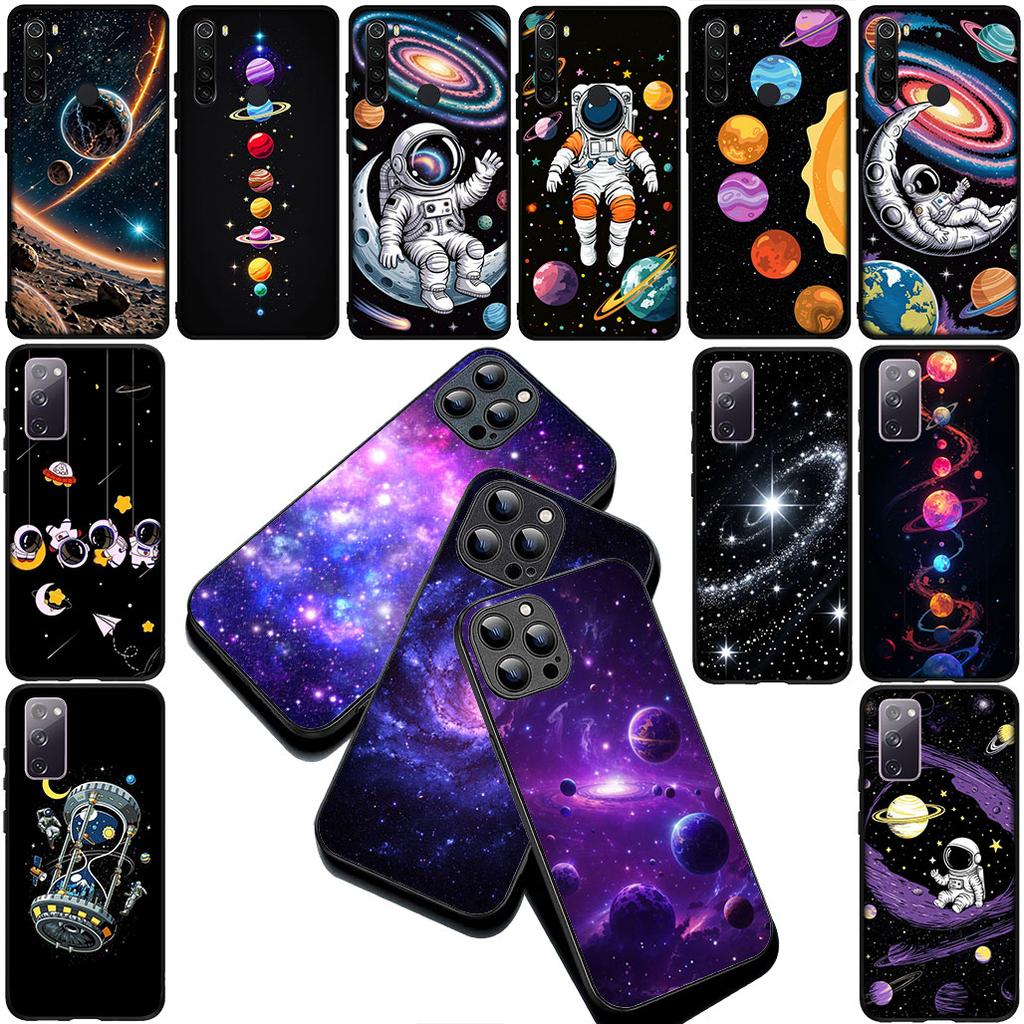 Universe Galaxy Astronaut SKY Cover for Samsung Galaxy S10 Lite S8 S9 Plus A33 A34 A31 70 A71 A72 Note 20 9 8 Coque Phone Case