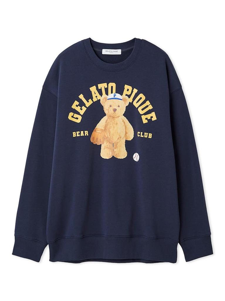 Gelato Pique HOMME Sporty Bear Fleece Pullover PMCT254982NVYM