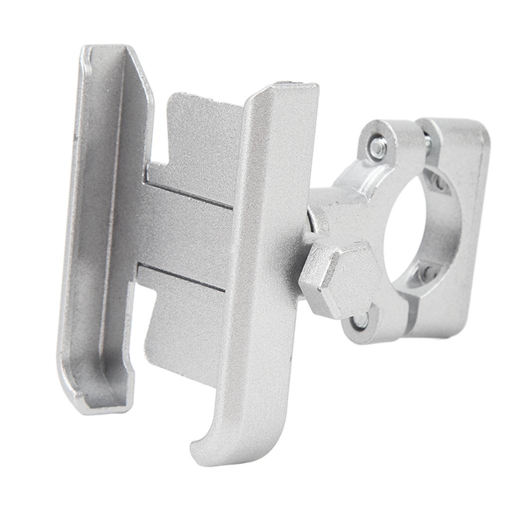 Bike Phone Bracket Handlebar Metal Phone Clamp 360 Degrees Rotation Cushion Padding Anti Shake