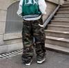 Retro American Camo Slim-Fit Hip-Hop Men's Pants