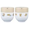 Skater Insulated Lunch Bowl with Folding Rilakkuma Basic Box, Type, 540ml, Women's Size, 2-Tier, Handle, Design, LDNO6-A