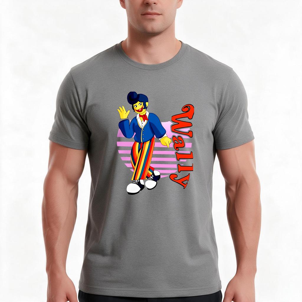Wally Darling Tshirt Summer Casual Cotton Tee Oversized Streetwear Tops Vintage Graphic Print Loose Fit Short Sleeve