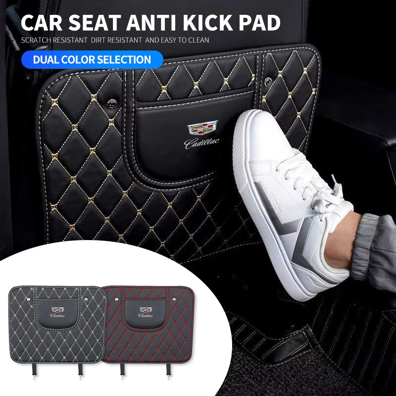 Hot 1Pcs Car Seat Anti-kick Pad Auto Interior Accessories For Cadillac Escalade XT4 GT4 XT5 XT6 JG7