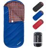 Sleeping Bag - Kingcamp - Flannel - Comfort 5°c - Size 190+30x100 Cm - Water Resistant