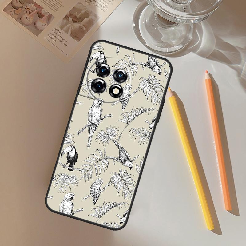 Birds Flock Funda For OnePlus 12 12R 13 R 11 9 10 Pro 8T 9RT 10T OnePlus Nord 4 CE 2 3 Lite N20 N30 Case