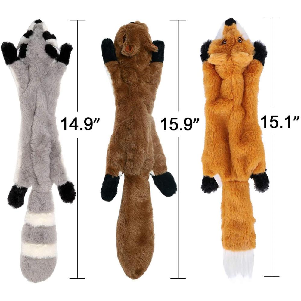 Pet Plush Durable Chew Dog Toys Squeaky Toy Squeak Bite Toys