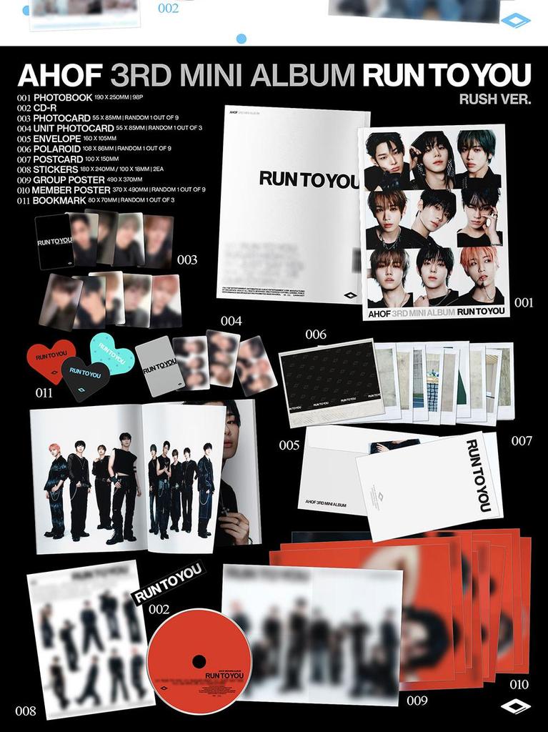 AHOF 3rd Mini Album - RUN TO YOU (PHOTOBOOK Ver.)
