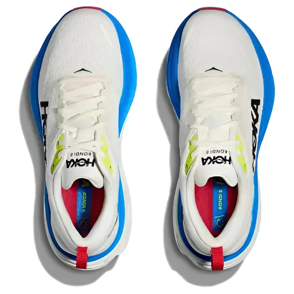 Hoka One One Bondi 8 Blanc De Blanc Virtual Blue Men Sneakers 1123202-BVR
