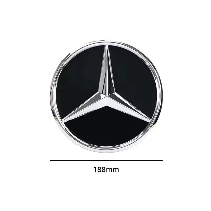 

3D 188mm Front Grille Star Logo For Mercedes-Benz Emblem Badge C Class 2014-2018 GLS 2013-2017A-Class amg