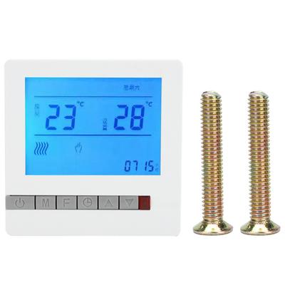 Thermostat AC220V Panneau de Contrôle de Température pour Chauffage au Sol Hydronique avec Affichage LCD