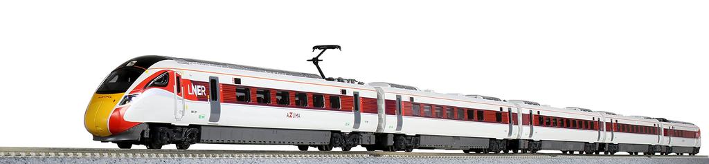 KATO N Gauge British Railways LNER AZUMA Set Eisenbahn-Modellzug, rot, Klasse 800/2, 5 Wagen, 10-1674