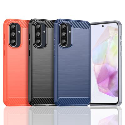 For Cover Samsung Galaxy Quantum 6 Case Samsung Quantum 6 Soft TPU Silicone Carbon Fiber Back Case For Samsung Quantum 6 Case