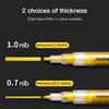 Metallic Marker Pen 0.7/1.0 mm Extra Fine Acrylic Gold Silver Color Pen Back to School Supplies Highlighter Marker DIY Painting