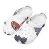 Fashion Printed EVA Clogs Unisex Lightweight Breathable Slip On Casual Shoes Soft Sole Summer Sandals Daily Comfort Wear
