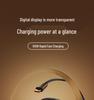 100W Transparent Digital Display Fast Charging Cable, 30W for Apple 14, 66W Type-C Universal Charger