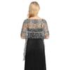 Sequin Tassel Shawl Dress: European & American Style Evening Party Cheongsam with Embroidered Shawl Scarf for Women
