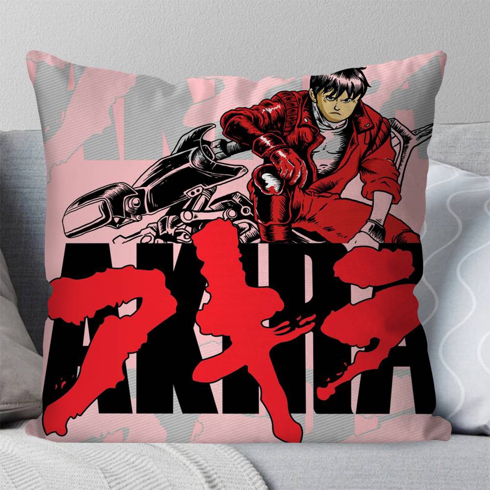Akira Anime Pillow Case Square Pillow Bedroom Sofa Leisure Comfort Cushion Car Living Room Home Decoration