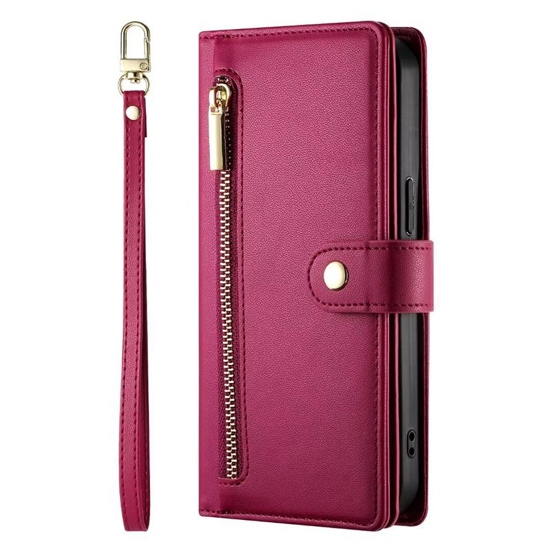 Zipper Crossbody Leather Flip Case For Redmi Note 15 14 13 12 Pro Plus 15C 14C 13C A5 A4 A3 5G Luxury Card Solt Wallet Cover