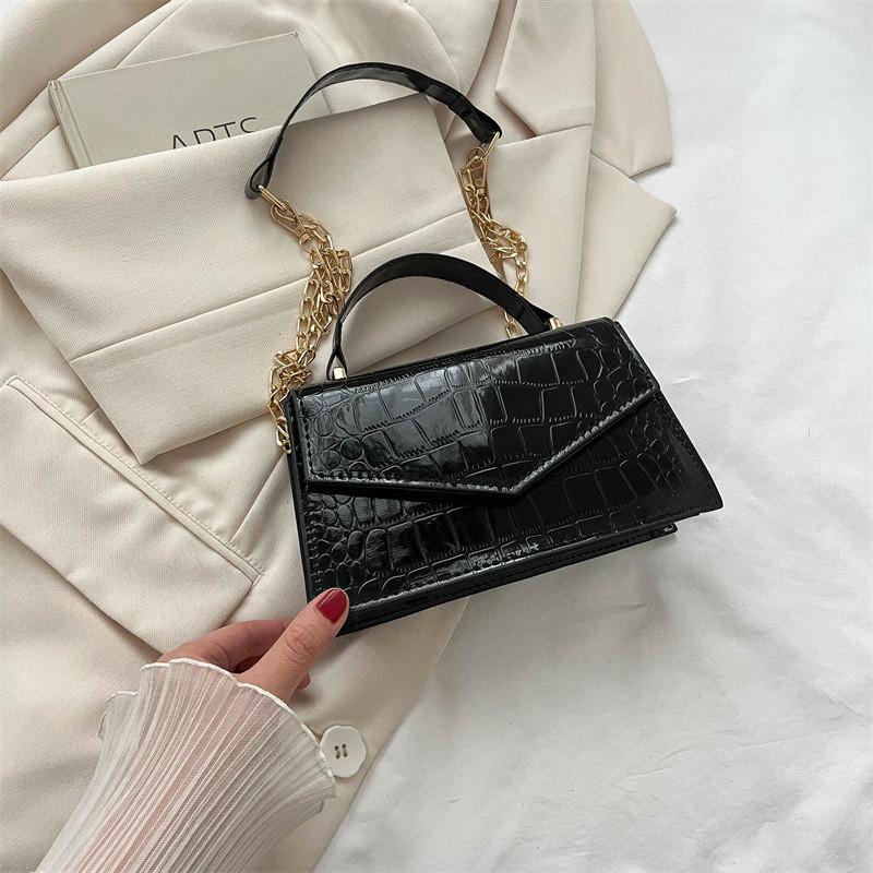 

Stylish Vintage Pu Handbag For Fall Season Casual Shoulder Bag With Magnetic Closure чёрный